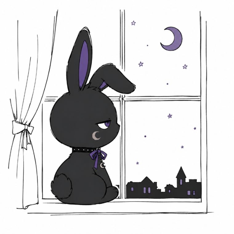 三日月の窓辺